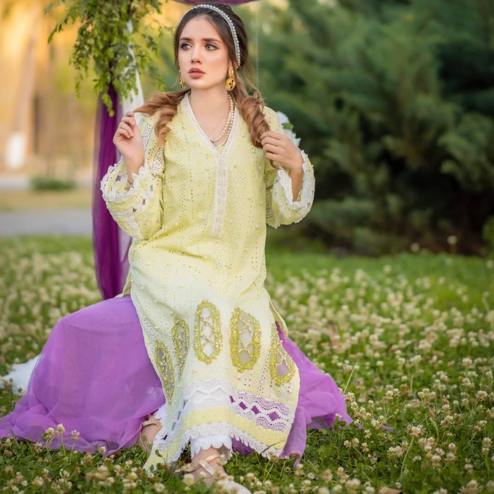 - Pakistani/Indian Luxury Designer Shirt - image 3